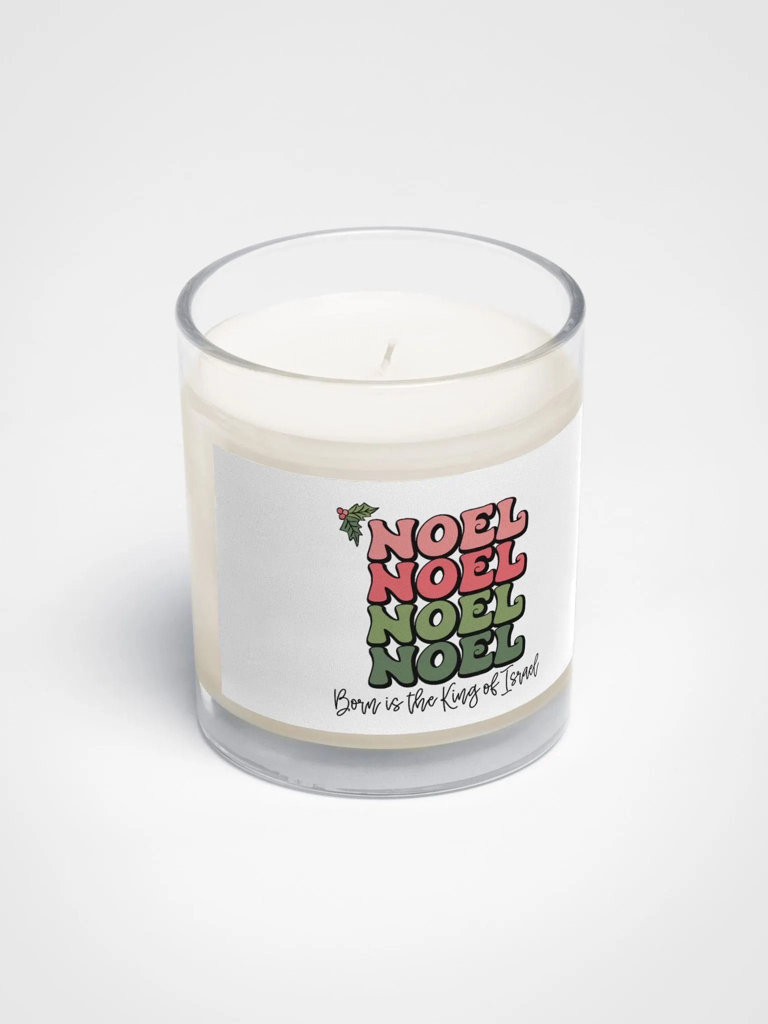 NOEL Scented Soy Wax Christmas Candle product image (2)