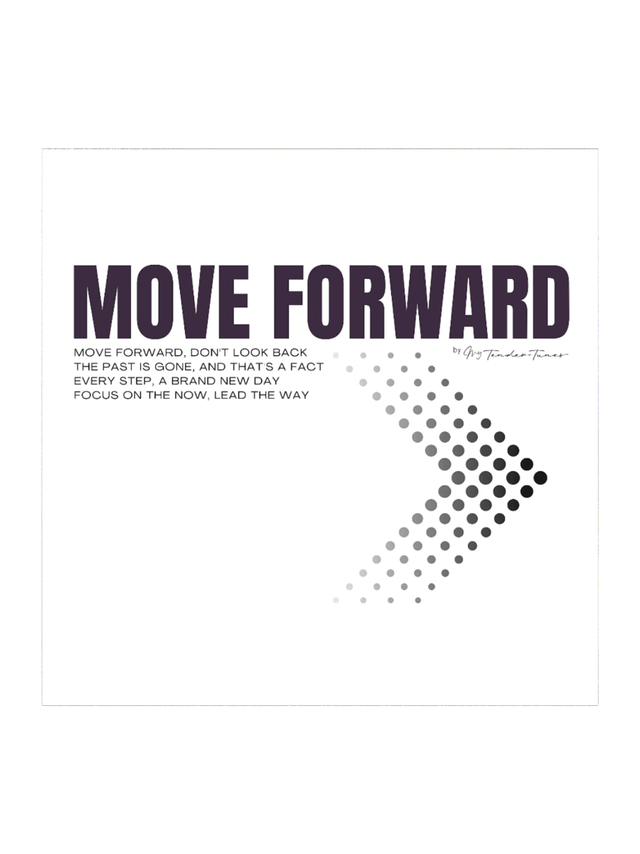 MOVE FORWARD – Inspirational Lyric Sticker product image (3)