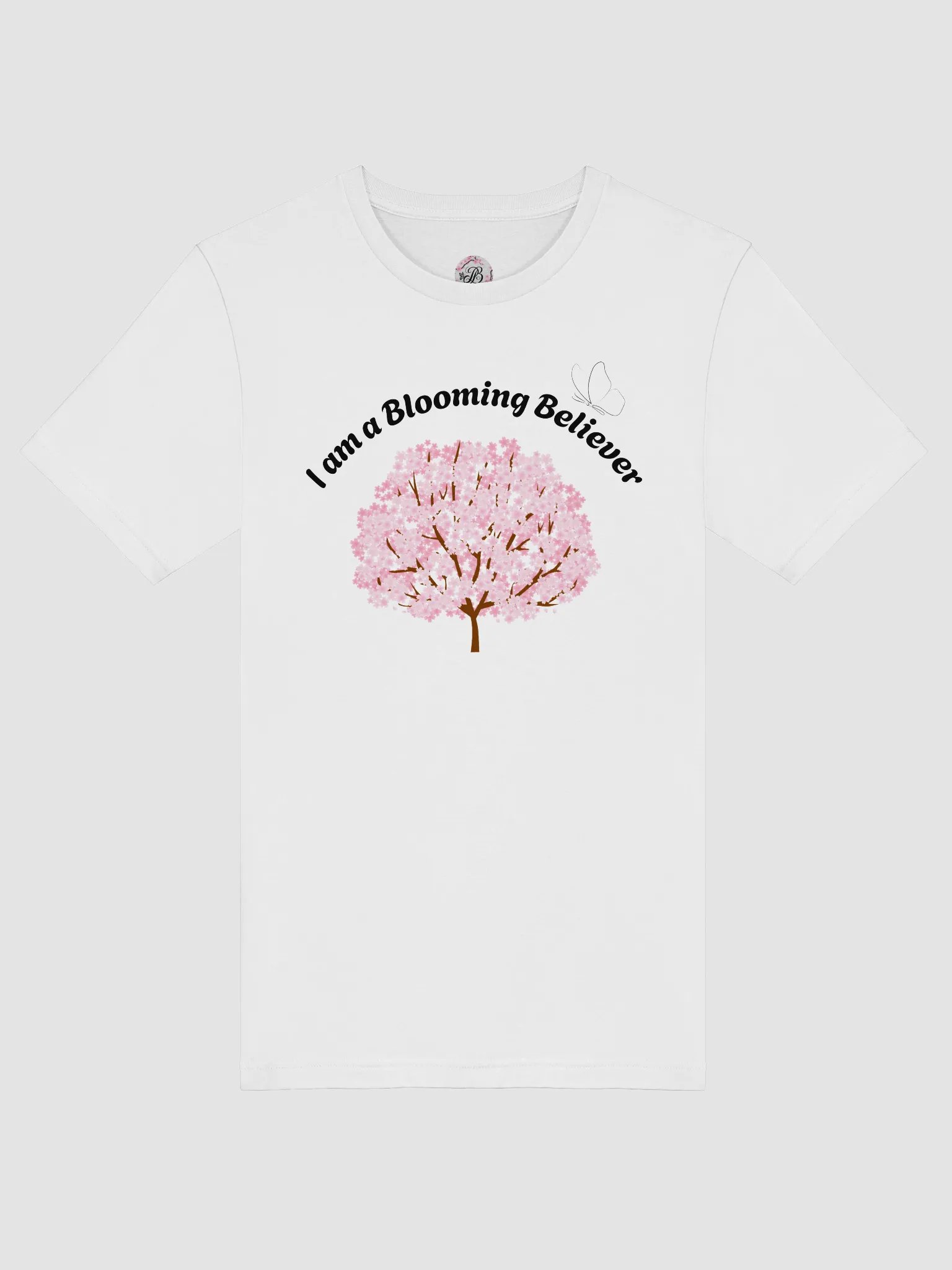 I am a Blooming Believer (white/black) T-Shirt product image (5)