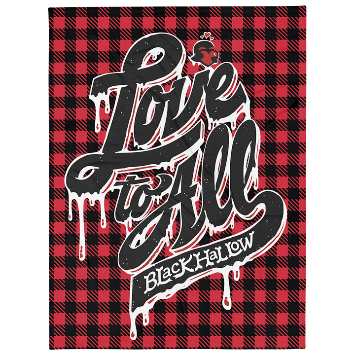 L2A Black Flannel Blanket product image (1)