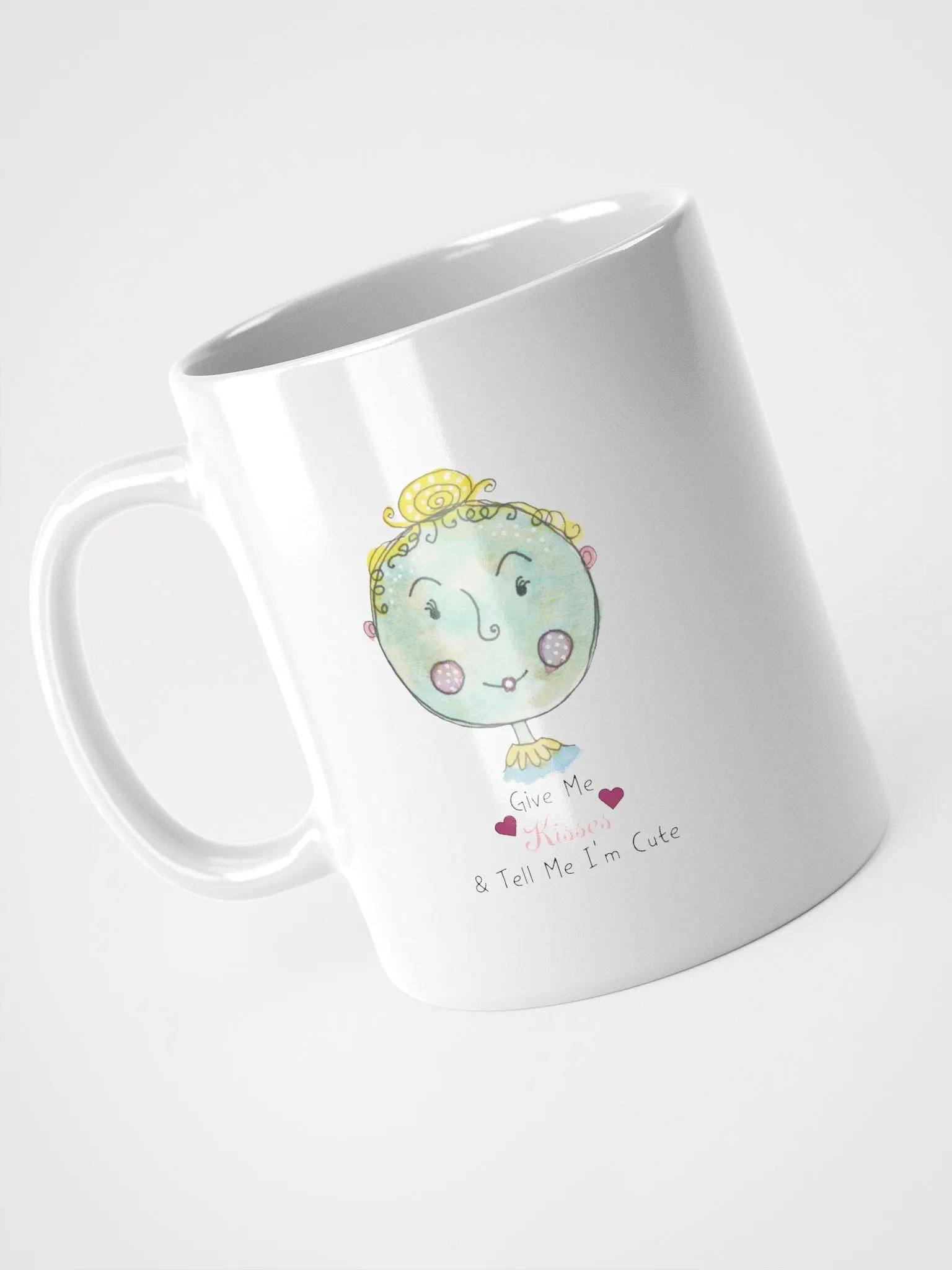 Whimsical Give me Kisses and Tell Me I'm Cute Mug product image (3)