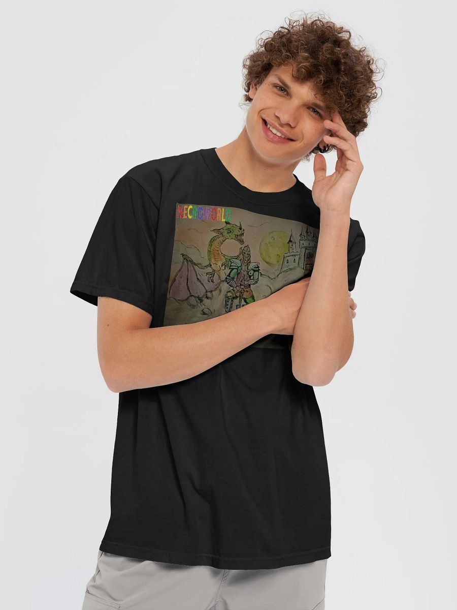 NECROWORLD (Green Knight & Dragon T-Shirt) product image (3)