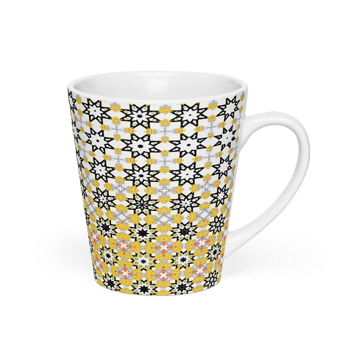 Geometric Fusion Latte Mug product image (2)