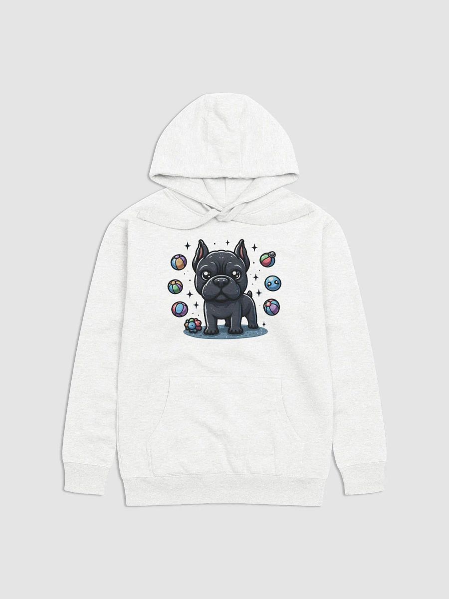 Cozy Black Cane Corso with Balls Hoodie – Perfect for Playful Dog Lovers product image (25)