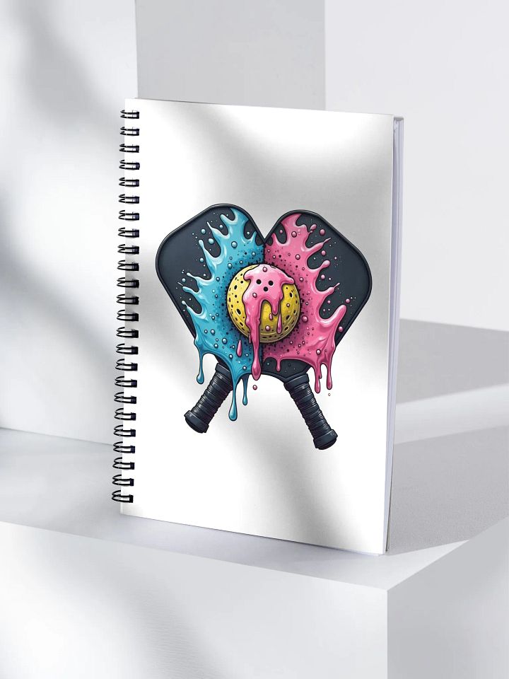 Ice Cream Pickleball Splatter Splash Notebook product image (1)