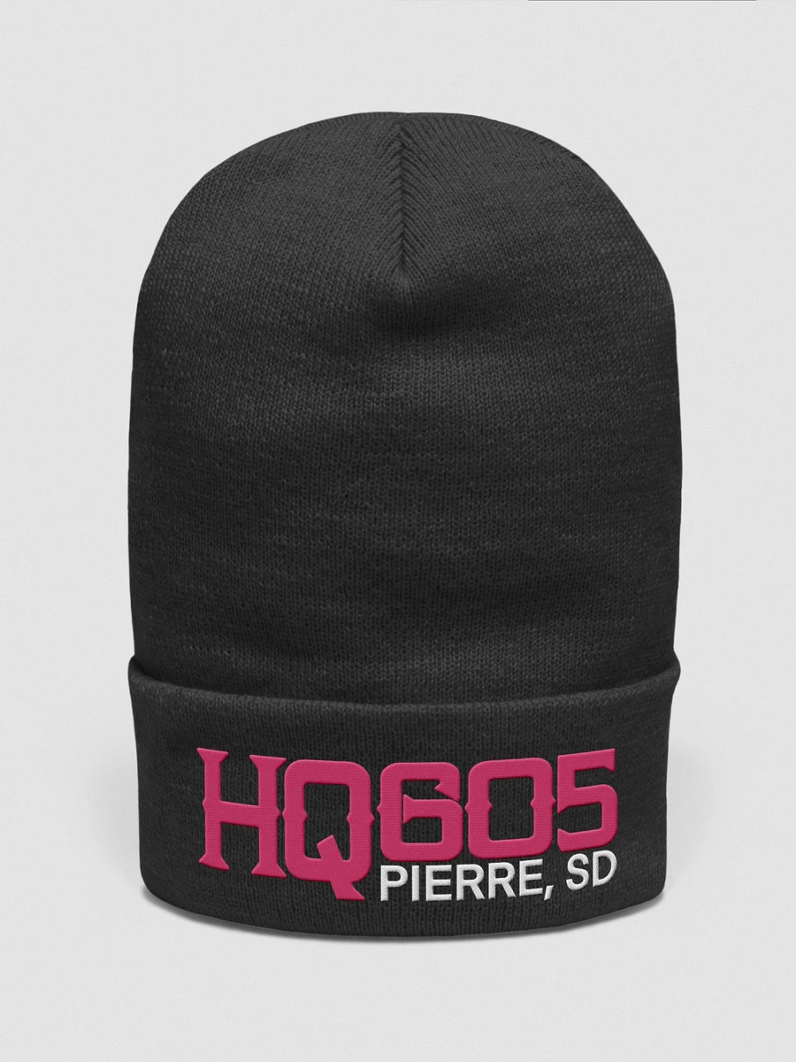 HQ605 Pink Logo Beanie product image (1)