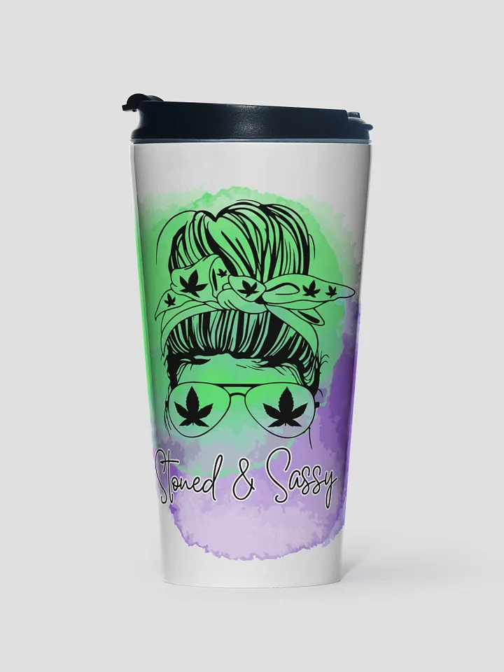 Stoned & Sassy Stainless Steel Travel Mug product image (1)