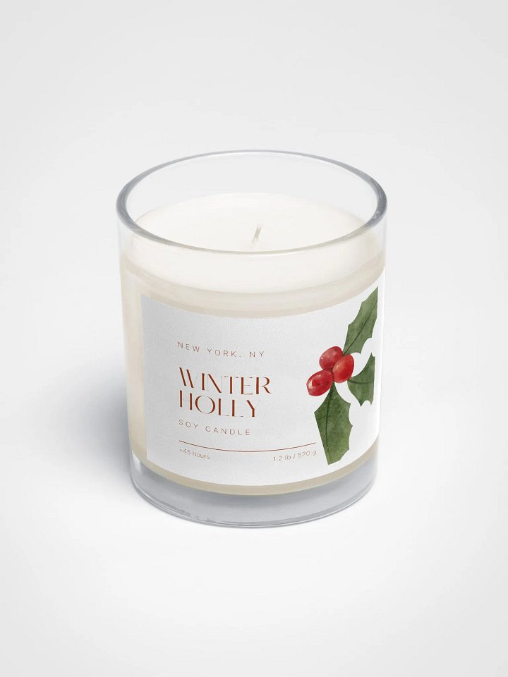 Winter Holly Soy Candle product image (2)