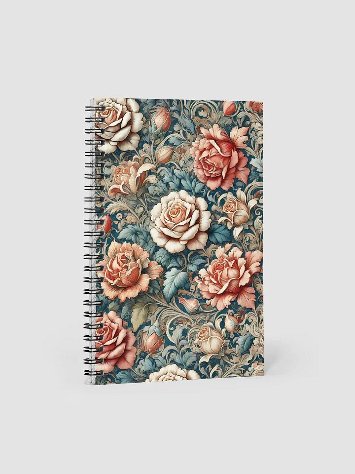 Royal Floral Spiral Notebook product image (1)