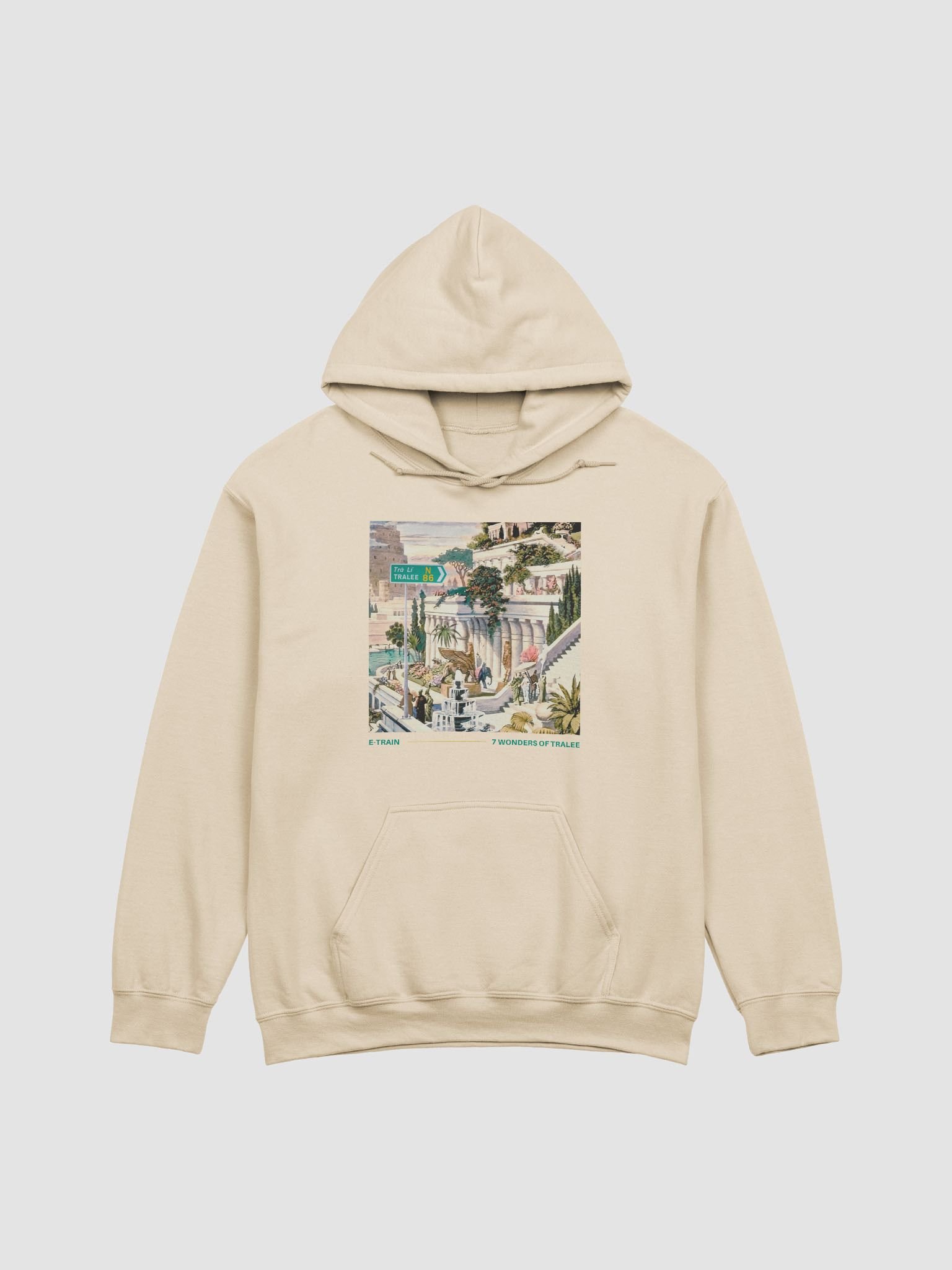 E-Train | 7 Wonders Artwork Front Graphic Hoodie product image (1)