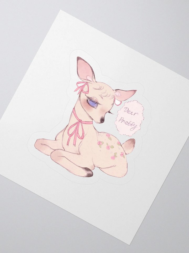 "Deer Pretty" Sticker product image (2)