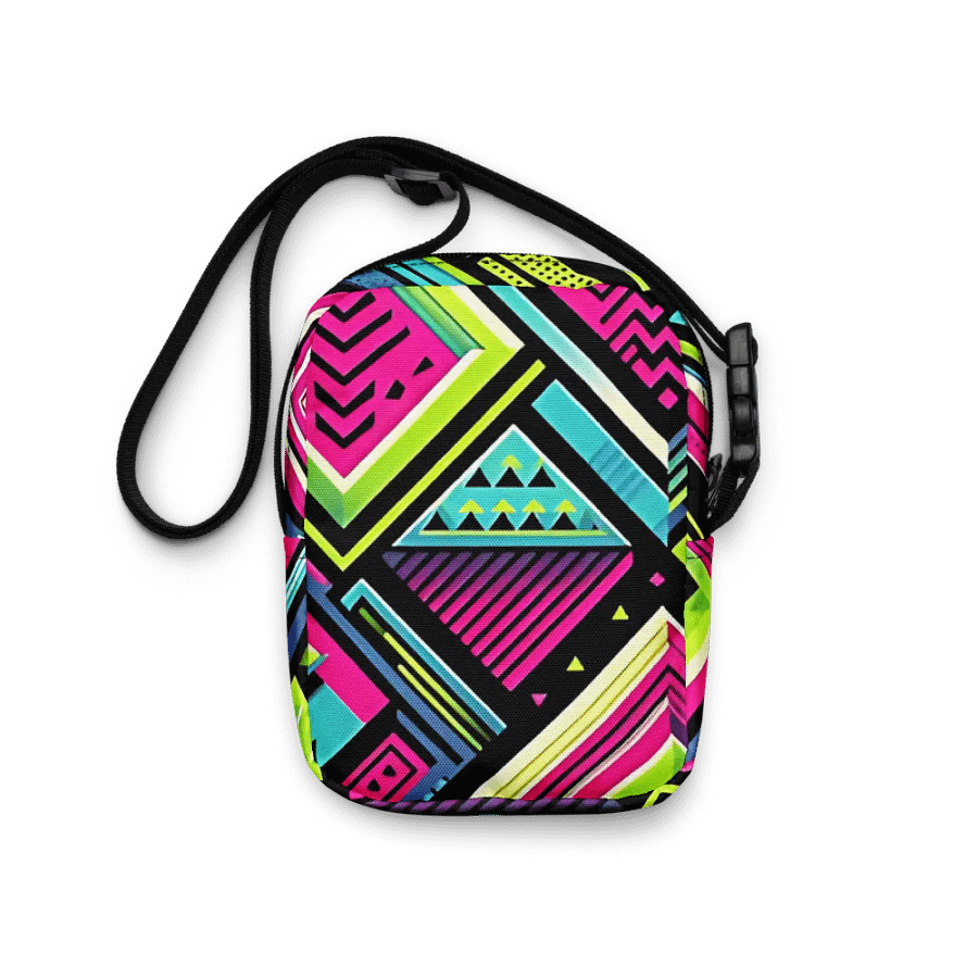 Neon Pop Art Utility Crossbody Bag product image (8)