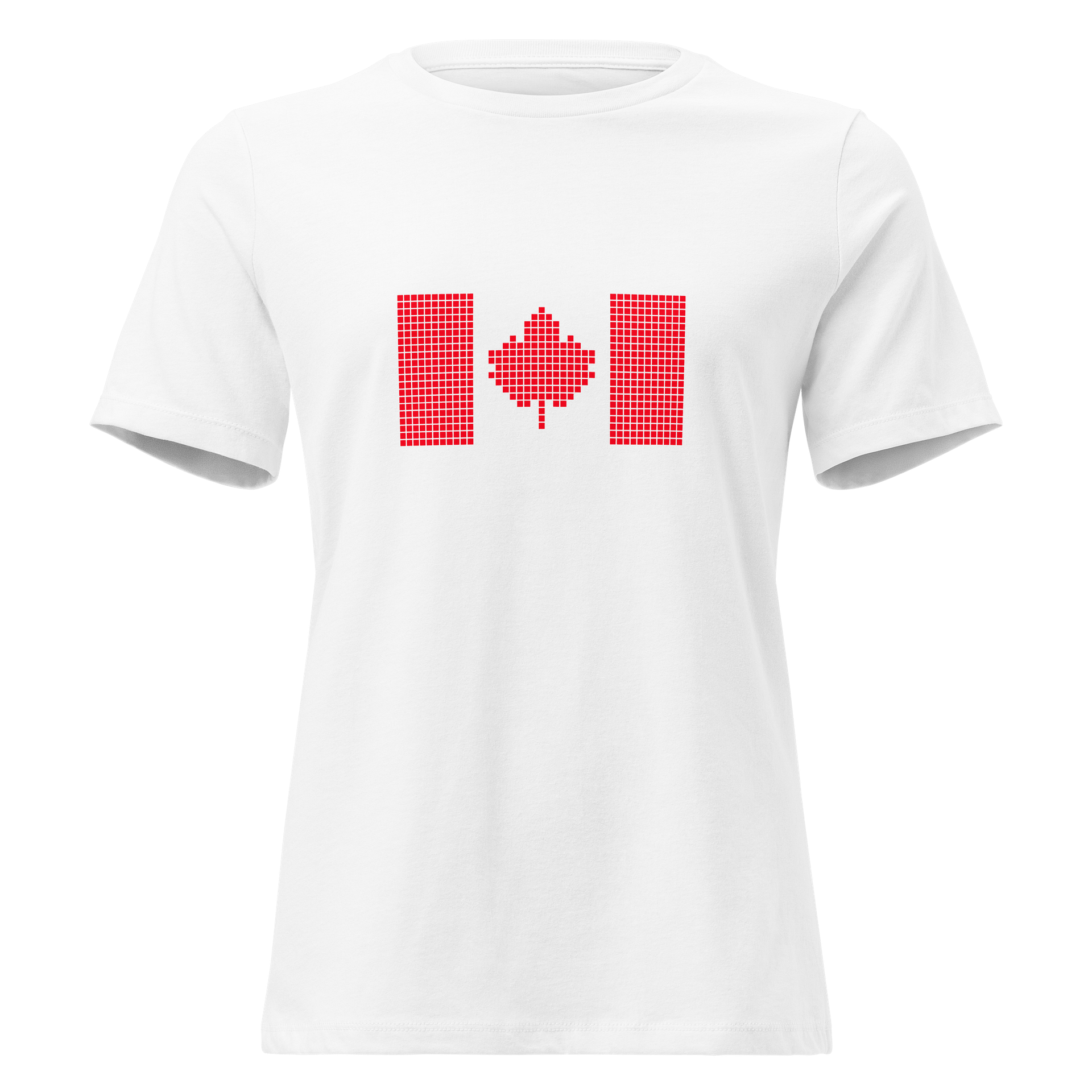 Pixelated Canadian Flag Women's Relaxed-fit Tee product image (41)