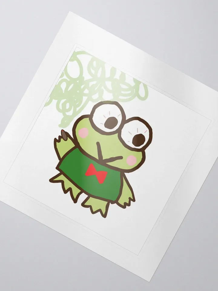 Keroppi Sanrio Smoking Sticker product image (2)