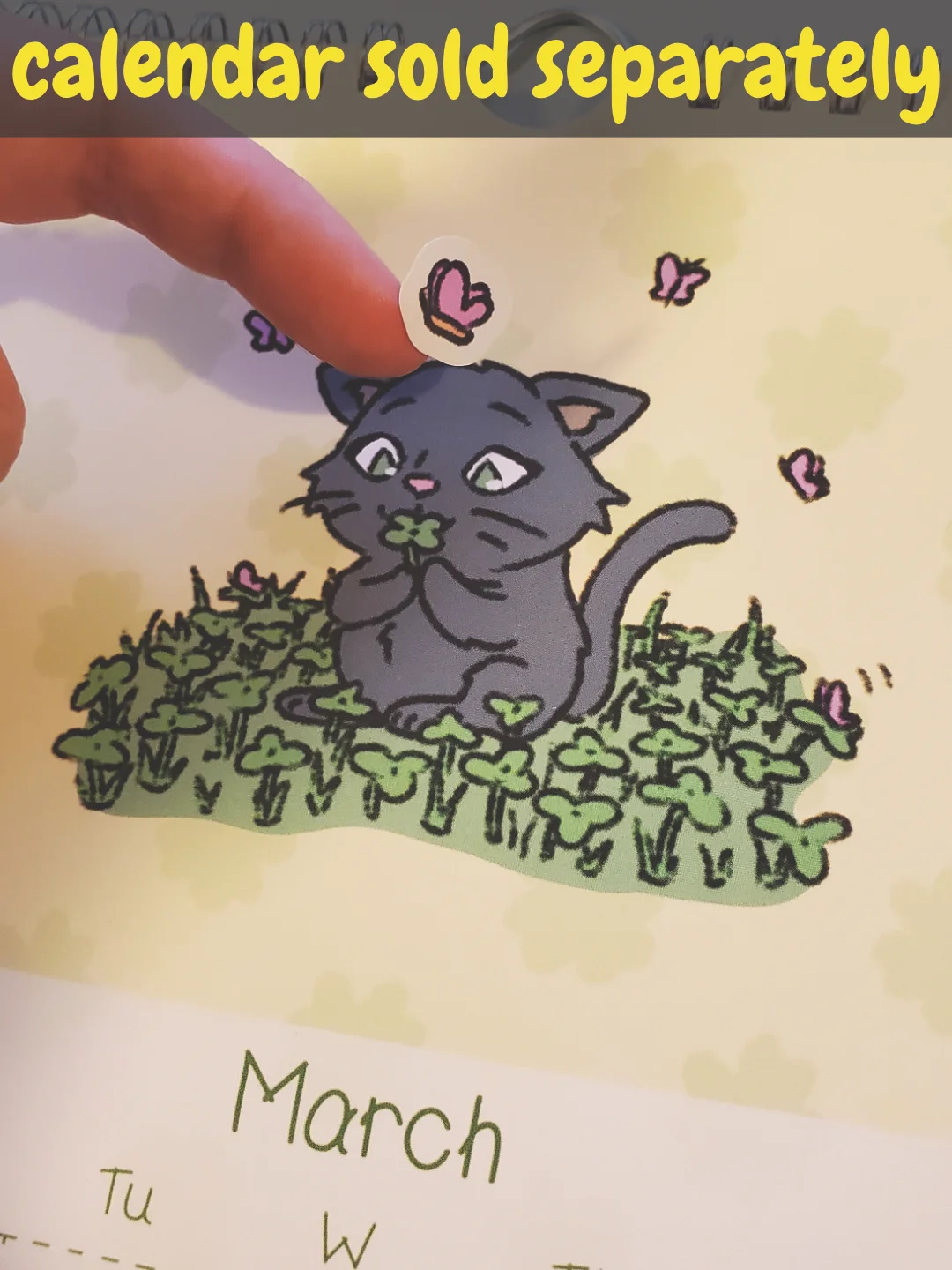 Hat Sticker 2026 Animal Calendar Add-On product image (5)