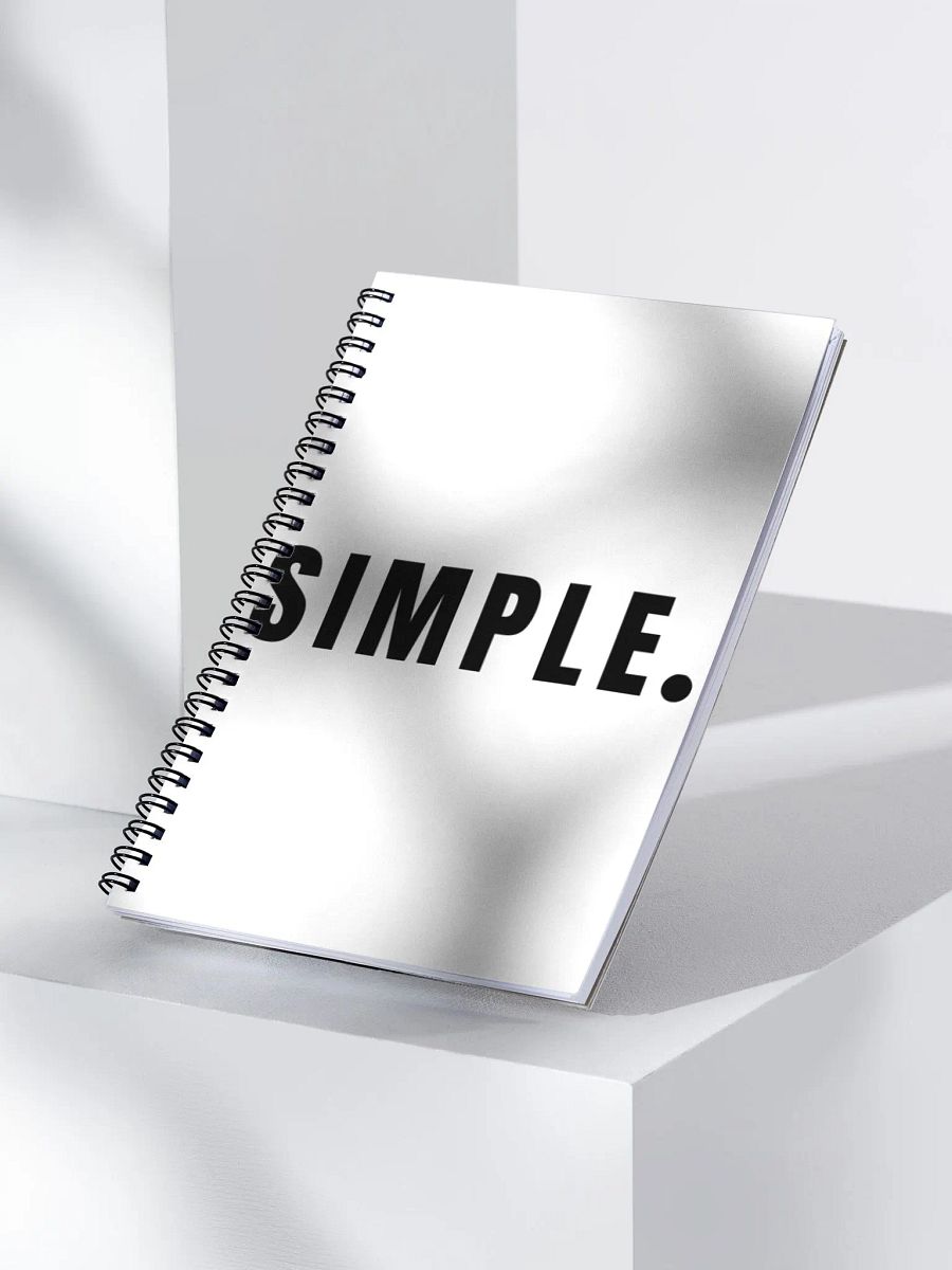 BOLDLY SIMPLE Spiral Notebook product image (2)
