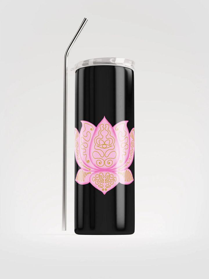 Golden Lotus Stainless Steel Tumbler product image (1)