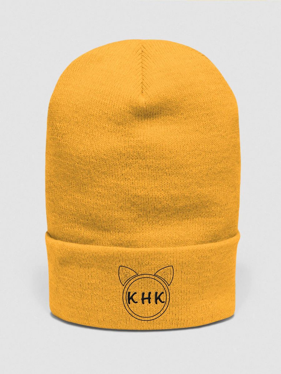 KHK Beanie Black Linework product image (1)