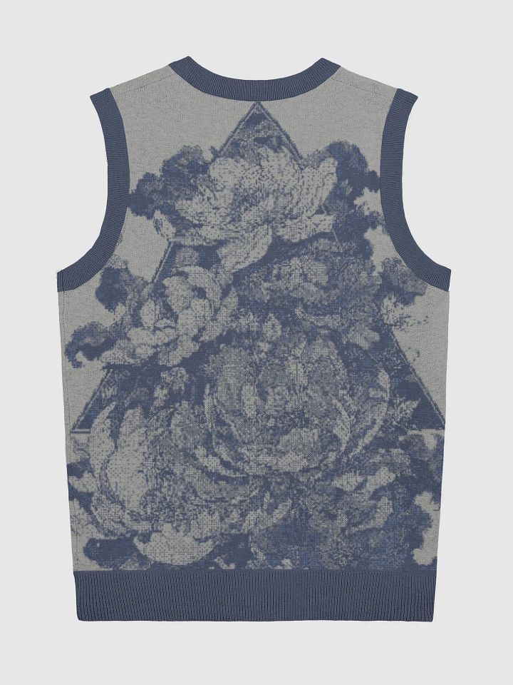 Floral Bliss II Knitted V-Neck Vest product image (9)