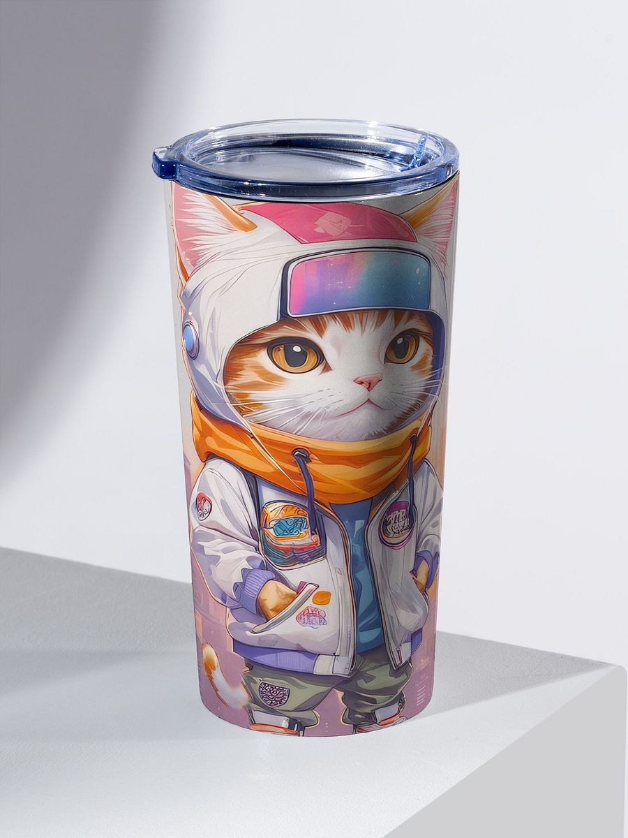 Cute City Kitty 20 oz Stainless Steel Tumbler - V4 product image (3)