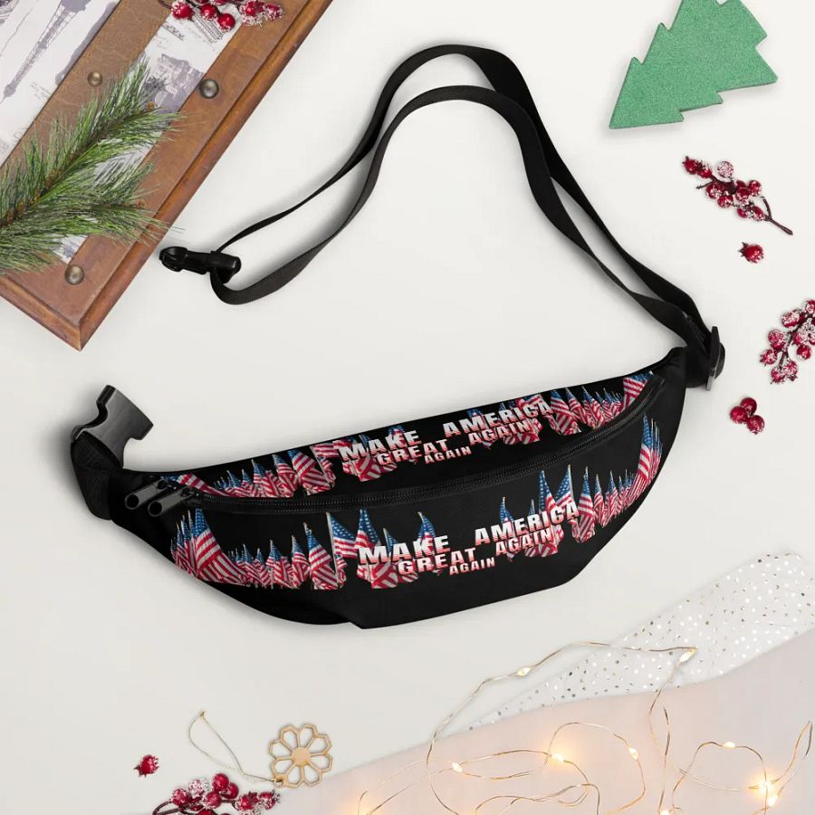 MAGA All-Over Fanny Pack FOR TRUMP supporters dads moms friends product image (12)
