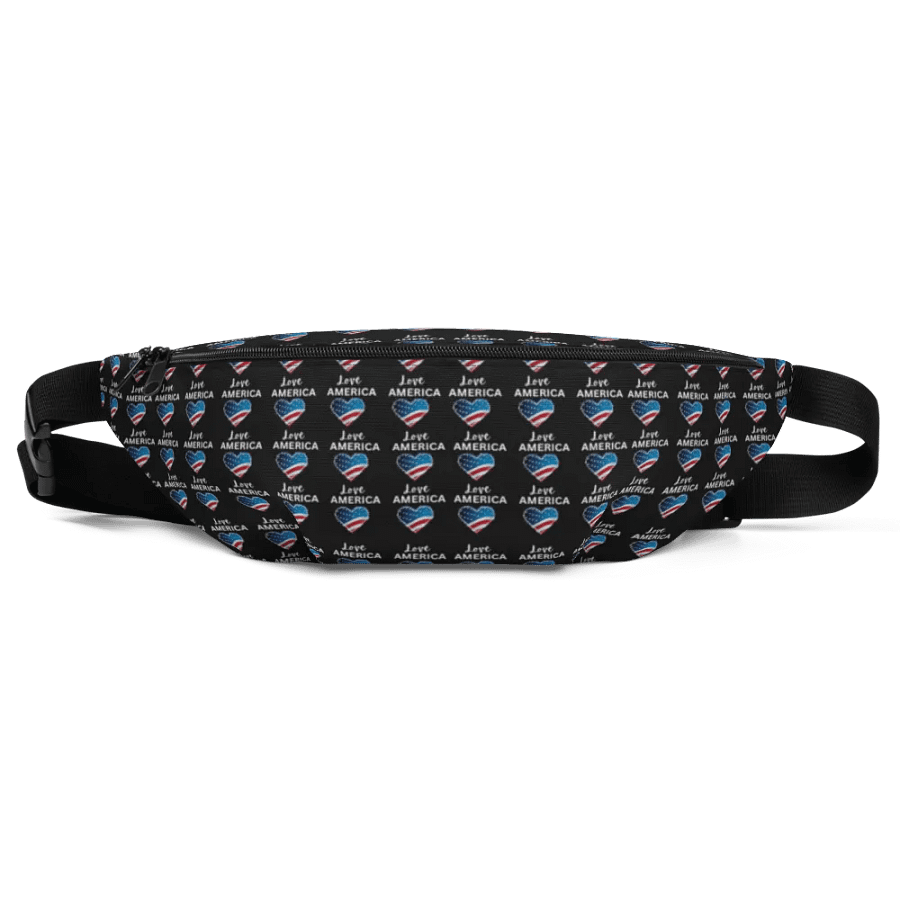 Patriotic Heartbeat Fanny Pack for mane ladies product image (7)
