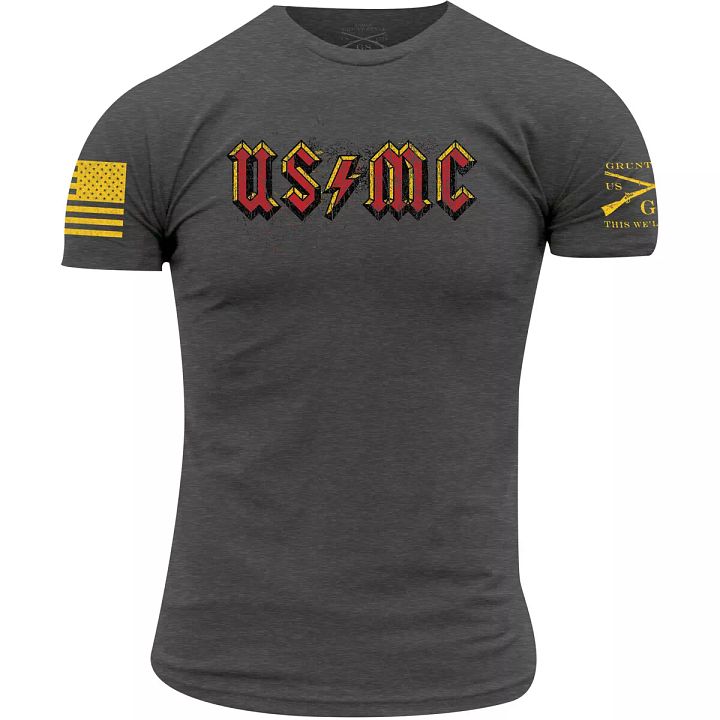 New ProduGrunt Style USMC - Rock T-Shirt - Grayct product image (1)