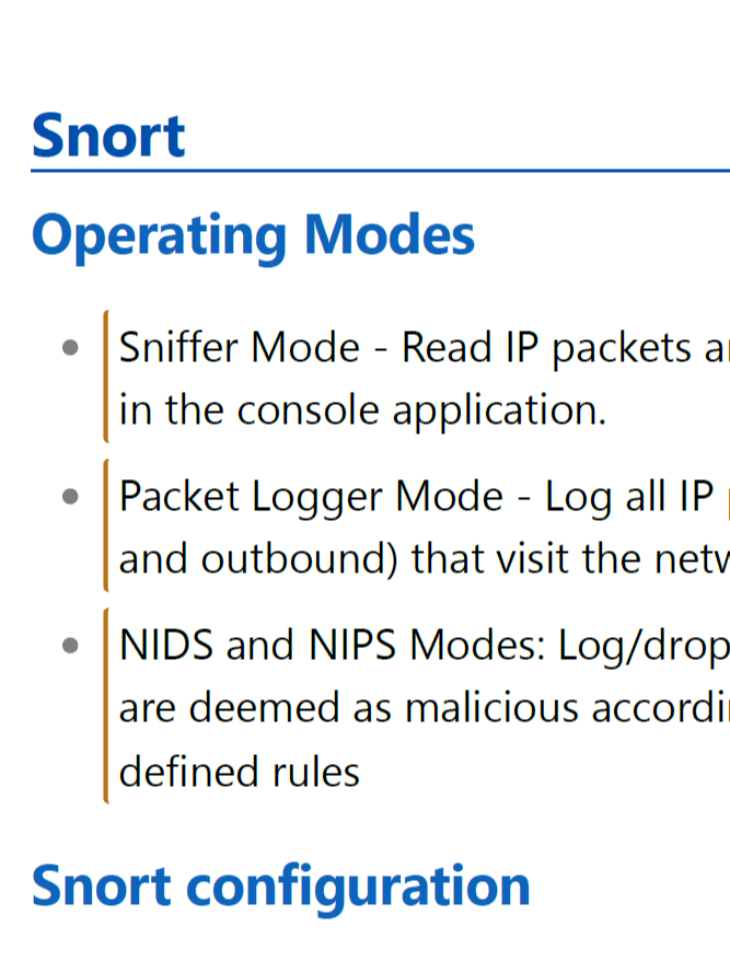 Snort IDS Study Notes product image (2)