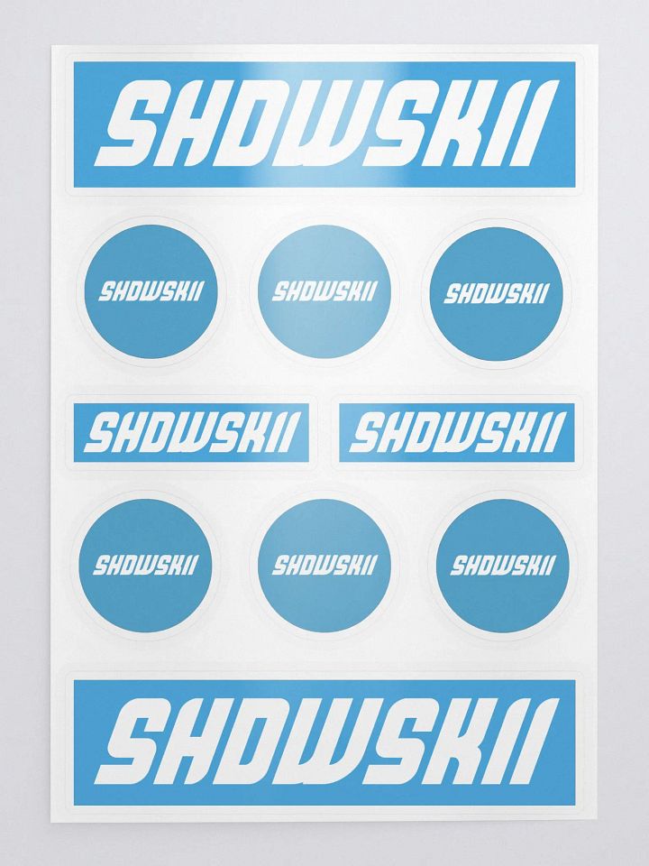 KISS CUT STICKERS / BLUE product image (1)