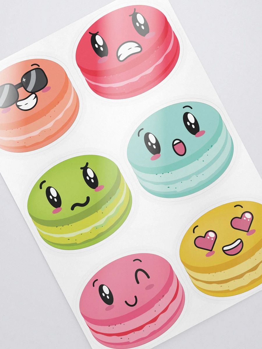 Macaron Emotes Sticker Sheet product image (2)