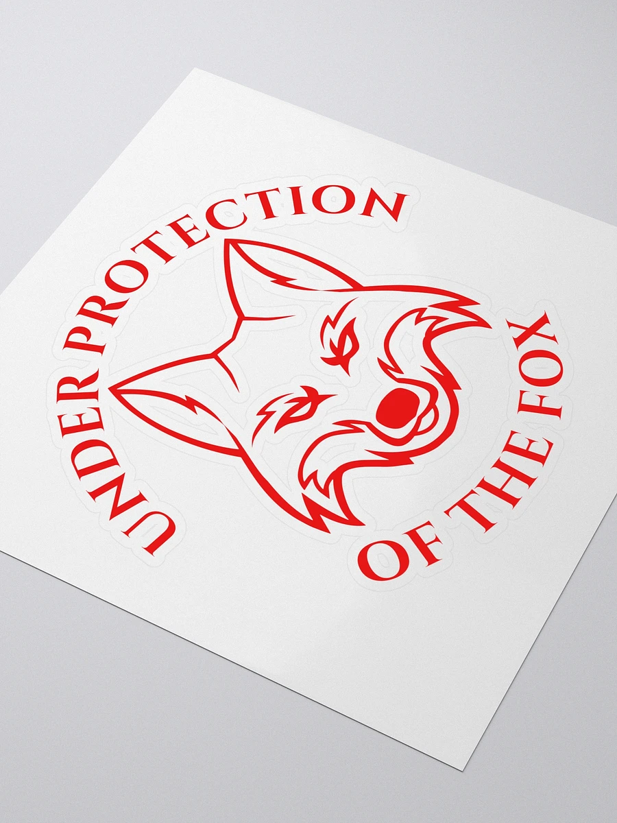 Under Protection of the Fox Sticker product image (3)