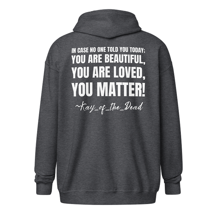 Oshi Mark Zip-Up Hoodie product image (2)