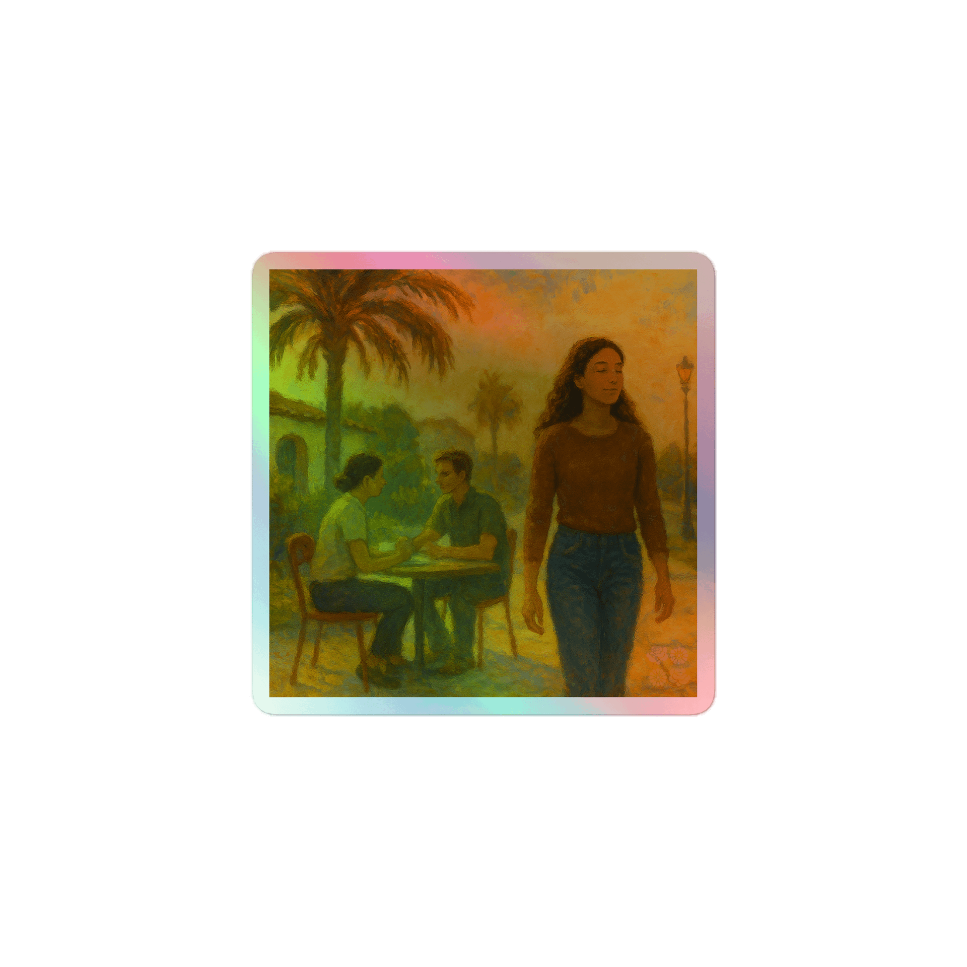 Track 10 – Siempre | Holographic Sticker product image (1)
