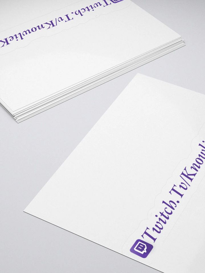 KnowlieKanole Promoter Stickers product image (2)