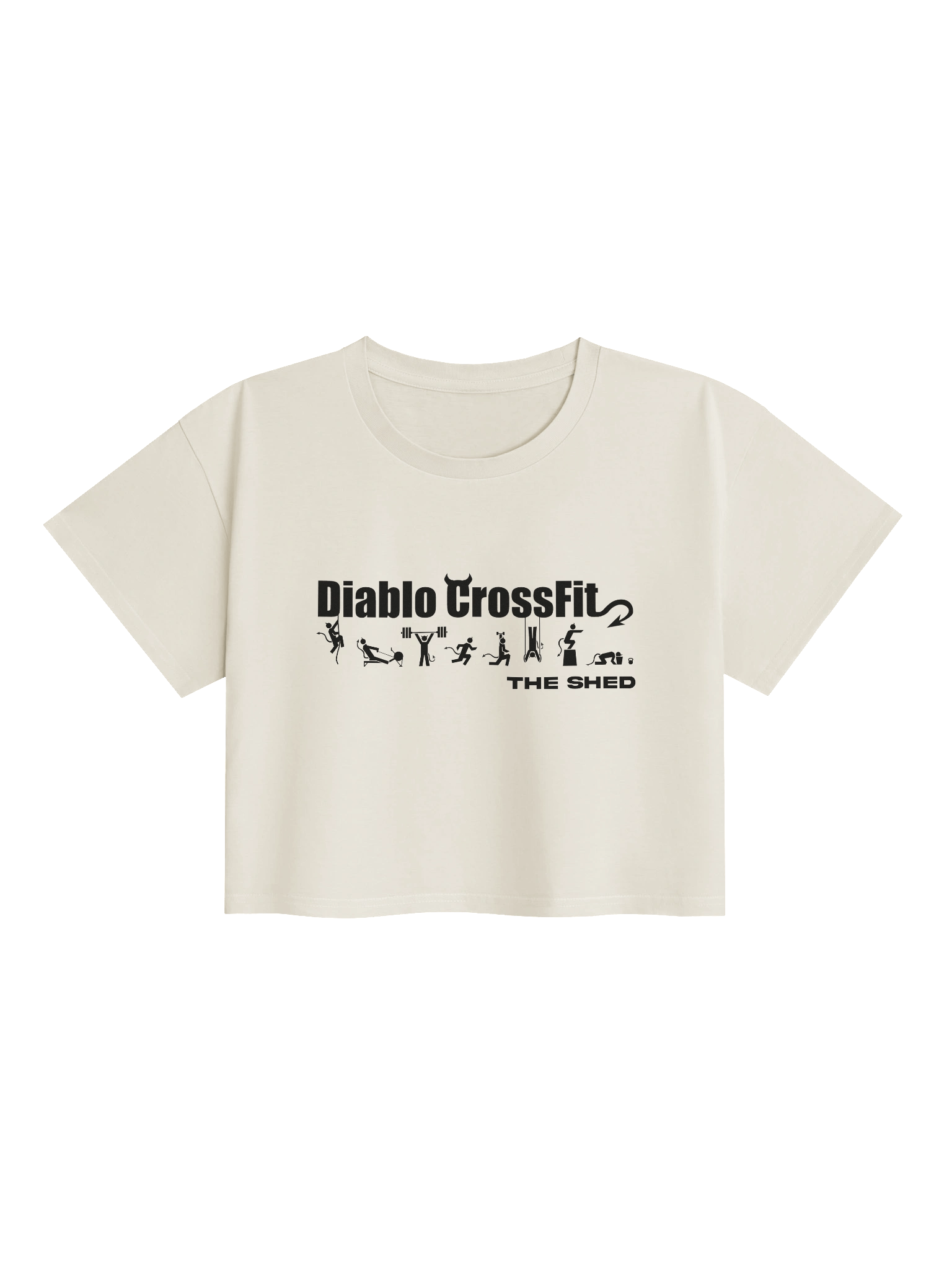 The Shed - Crop T (off-white) product image (1)