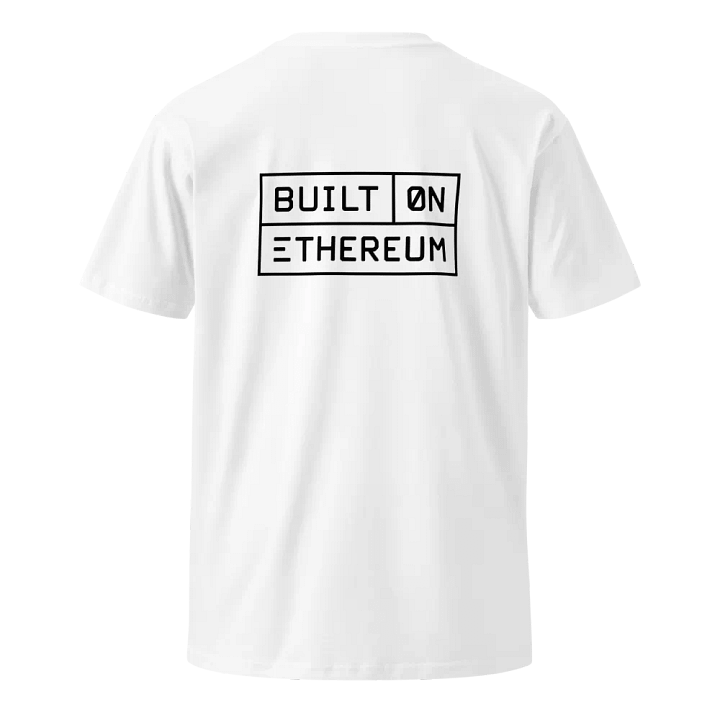 Built on Ethereum shirt product image (1)