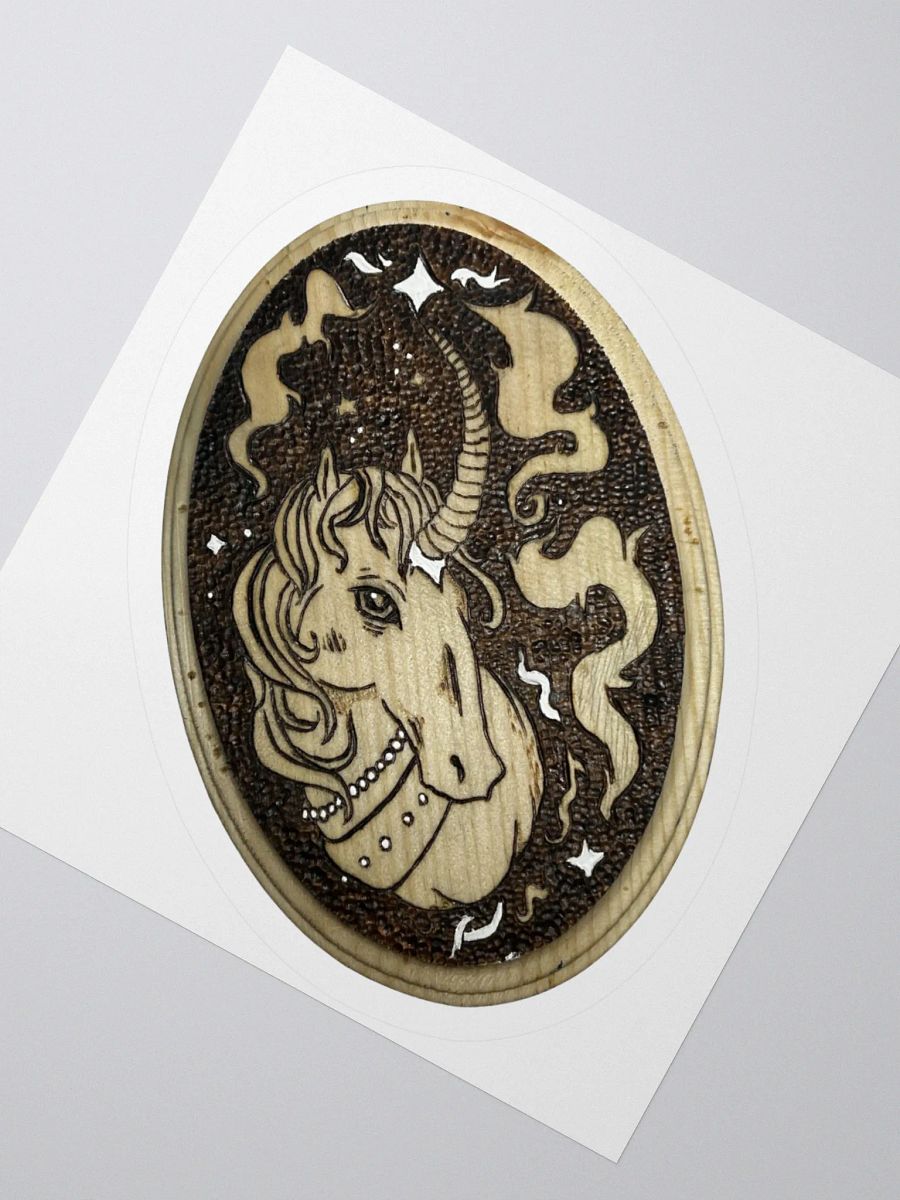Unicorn Woodburn Sticker product image (5)
