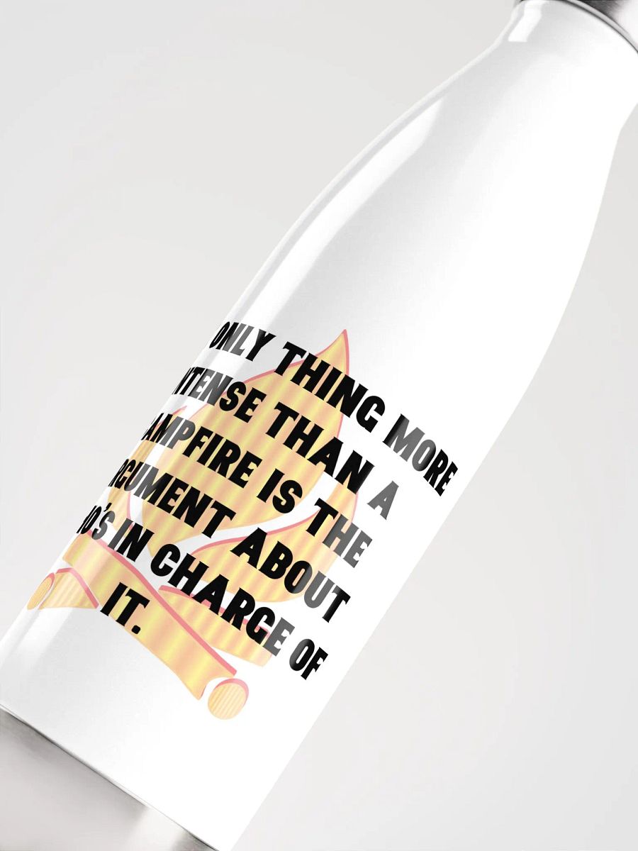 Campfire Message Stainless Steel Water Bottle product image (5)