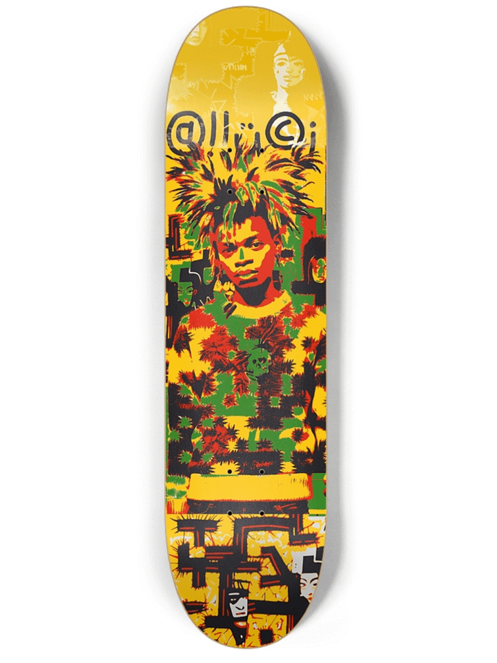 Kidsplay Rasta Skateboard Deck product image (1)