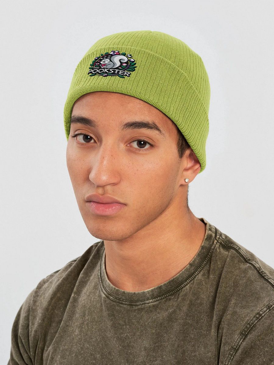 Organic Cotton Embroidered Beanie: The Pookster product image (3)