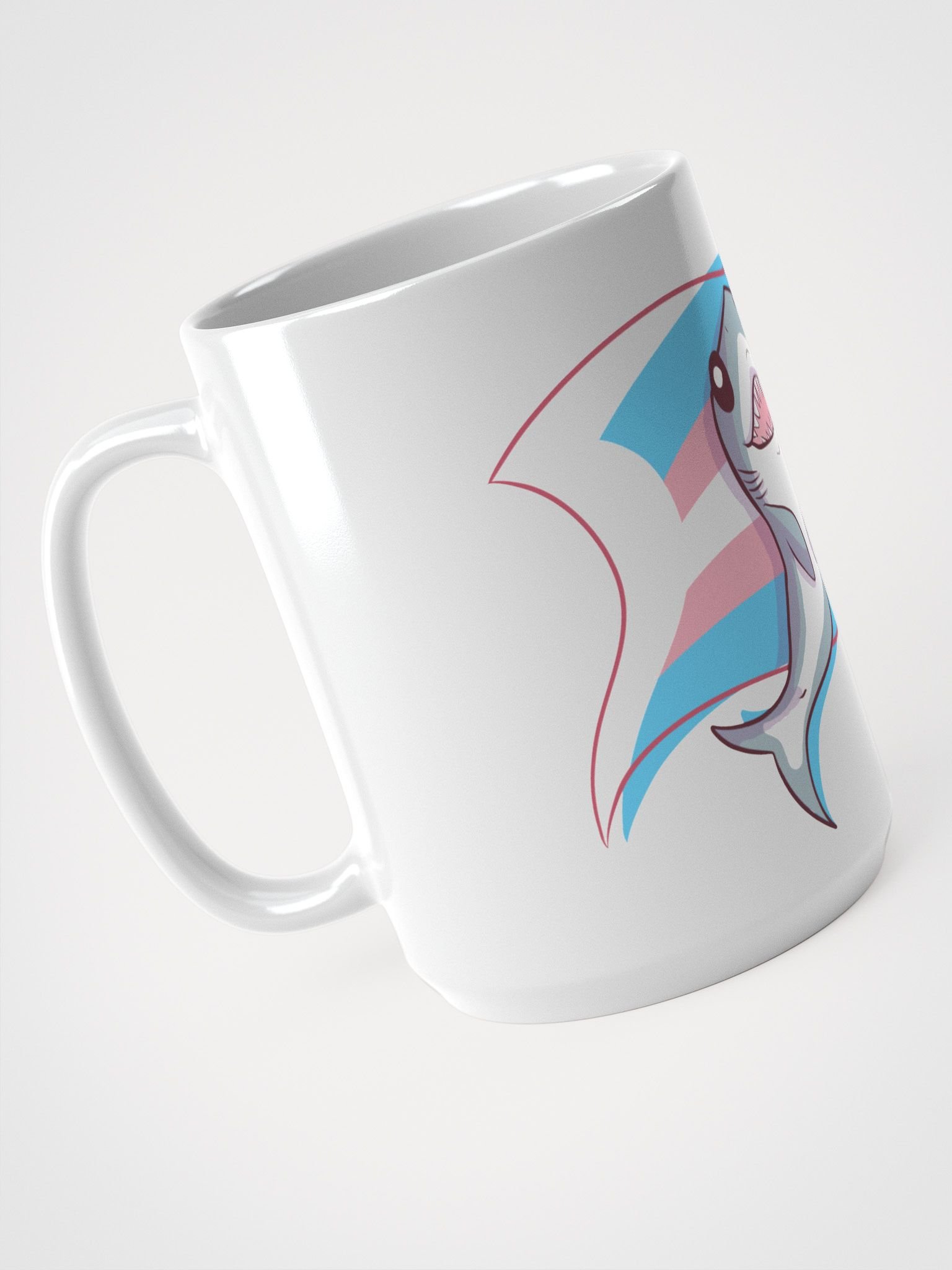 Trans Pride Shark Mug product image (4)