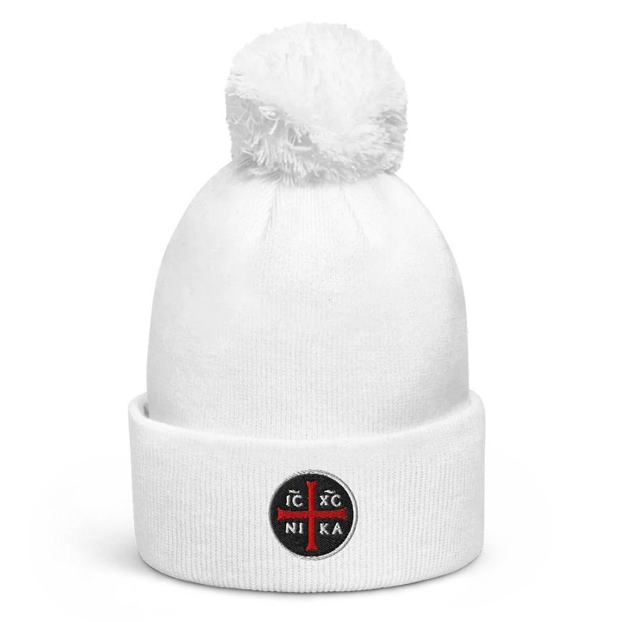 IC XC NI KA - Pom Pom Beanie (White - Second Edition) product image (1)