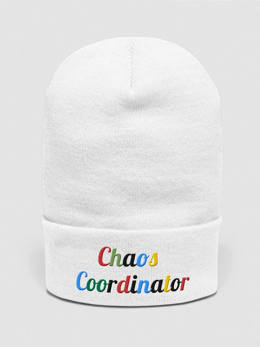 Chaos Coordinator Cuffed Beanie product image (3)