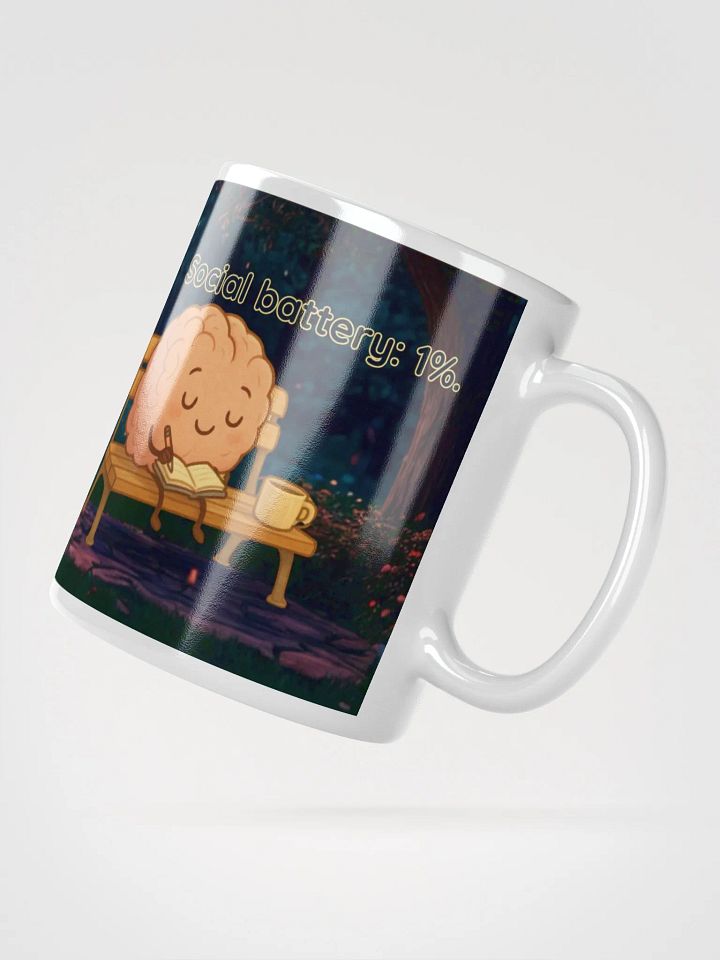 Before Tea: Sad, Battery Low - Kawaii Tea Lover's Recharge Mug product image (2)