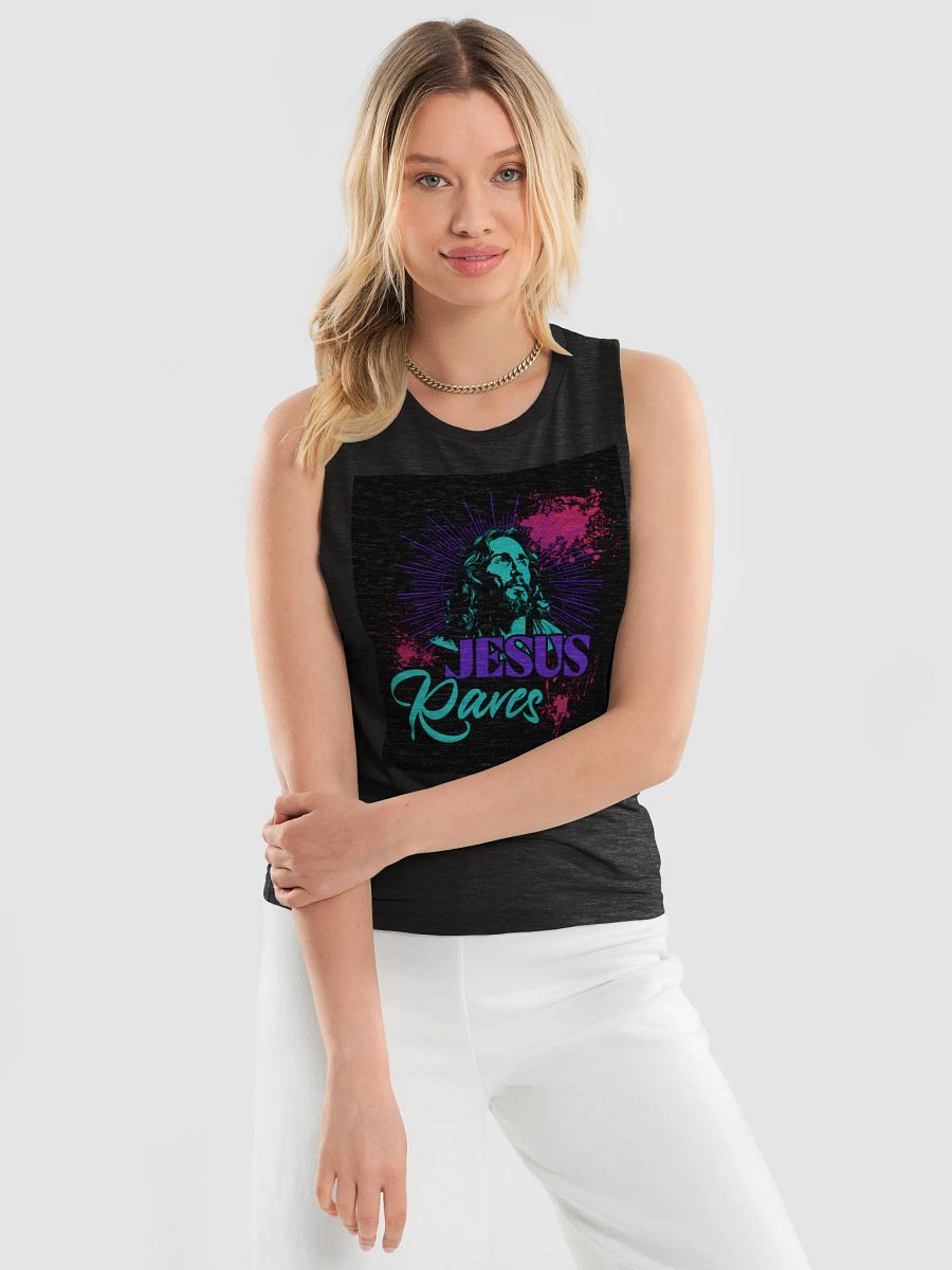 Rave Jesus Illustrated Women's Muscle Tank product image (3)
