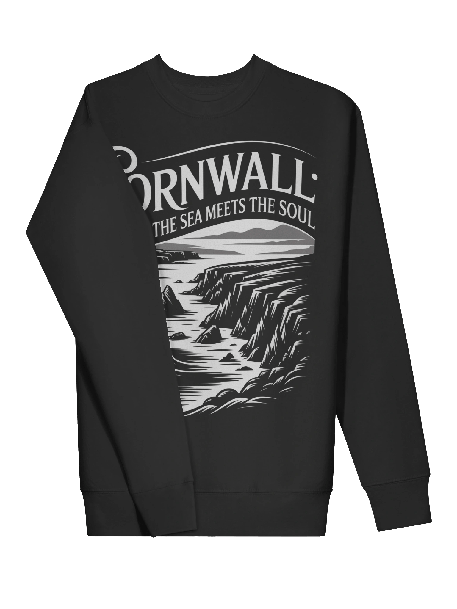 Cornwall: Where the Sea Meets the Soul - Premium Sweatshirt product image (4)