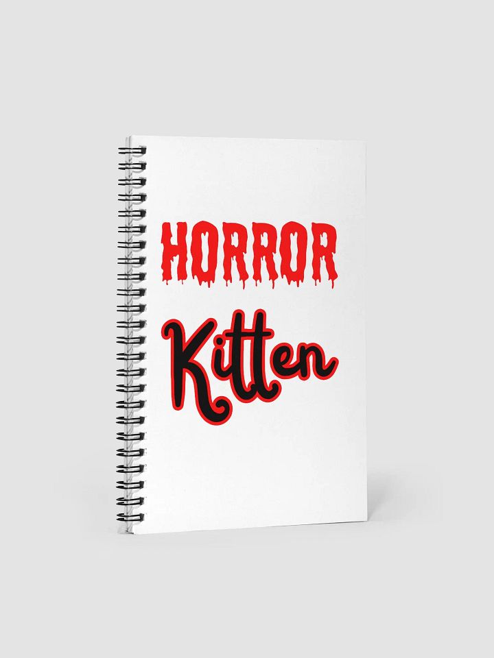 Horror Kitten Spiral Notebook product image (1)