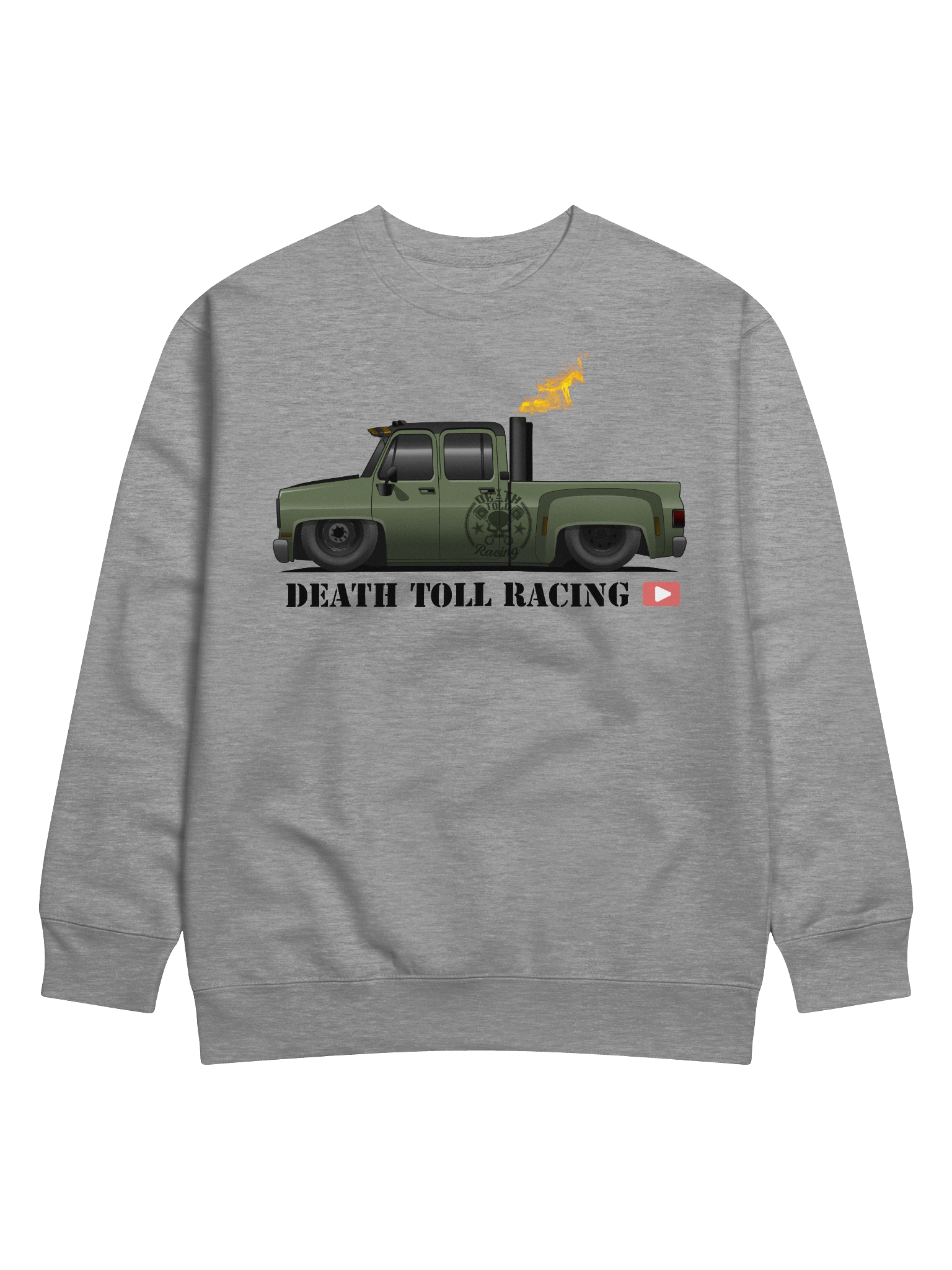 Flaming Death Toll Racing Sweatshirt product image (1)
