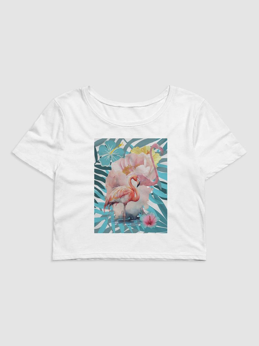 Flamingo Oasis Crop Top product image (2)