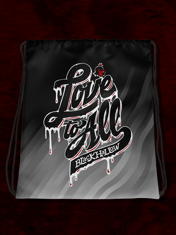 L2A Black Drawstring Bag product image (1)